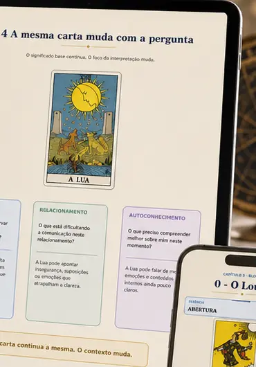 Prévia do exemplo da carta A Lua